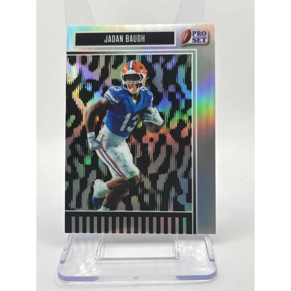 2025 Leaf Pro Set Metal Jadan Baugh Prismatic Silver Refractor 35/49 SP Florida